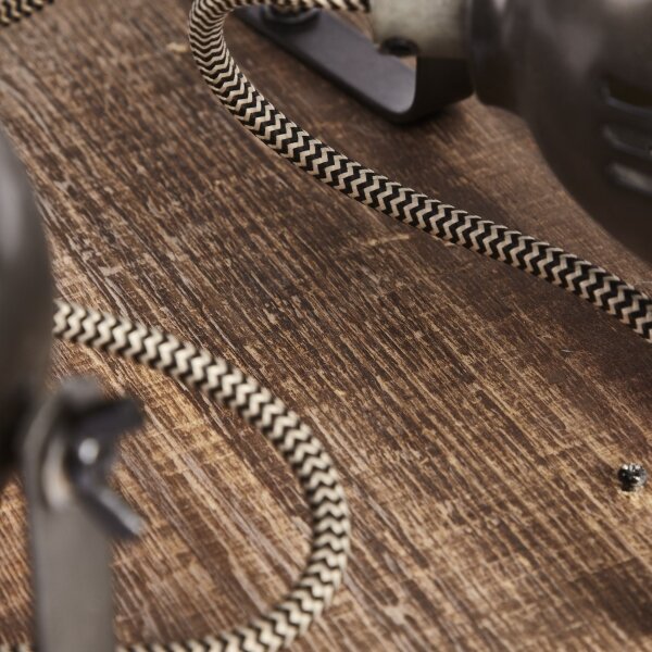 Brilliant - Faretto CARMEN WOOD 4xGU10/5W/230V eucalipto