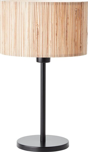 Brilliant - Lampada da tavolo WIMEA 1xE27/52W/230V nera/beige