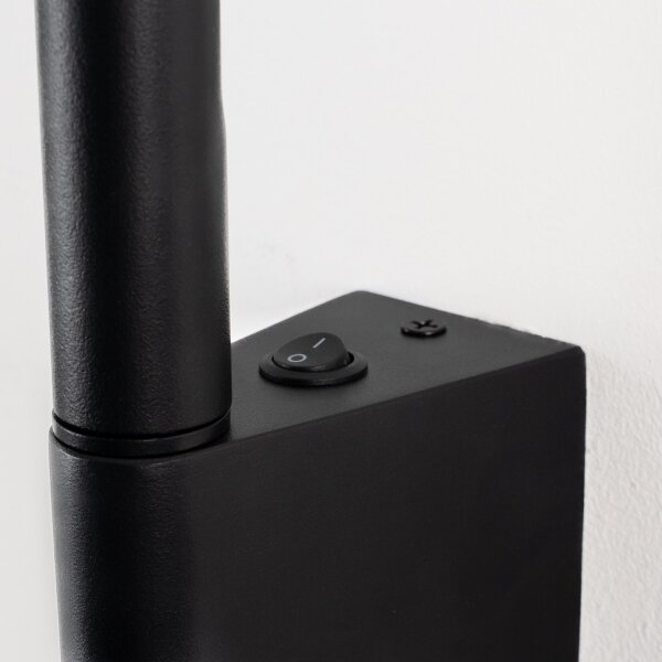 Brilagi - Faretto da parete LED VIXON LED/3W/230V + LED/5W nero CRI 90