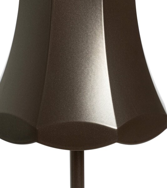 Set di 2 lampade da tavolo retrò bronzo scuro ricaricabili IP44 - Granny