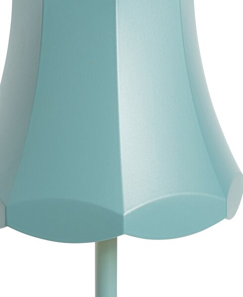 Set di 2 lampade da tavolo retrò blu minerale ricaricabili IP44 - Granny