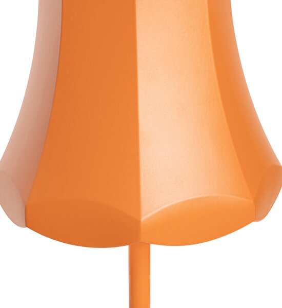 Set di 2 lampade da tavolo retrò arancioni ricaricabili IP44 - Granny