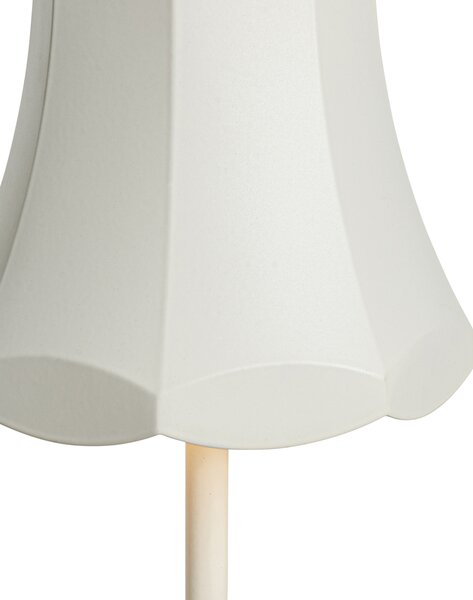Set di 2 lampade da tavolo retrò bianco spento ricaricabili IP44 - Granny