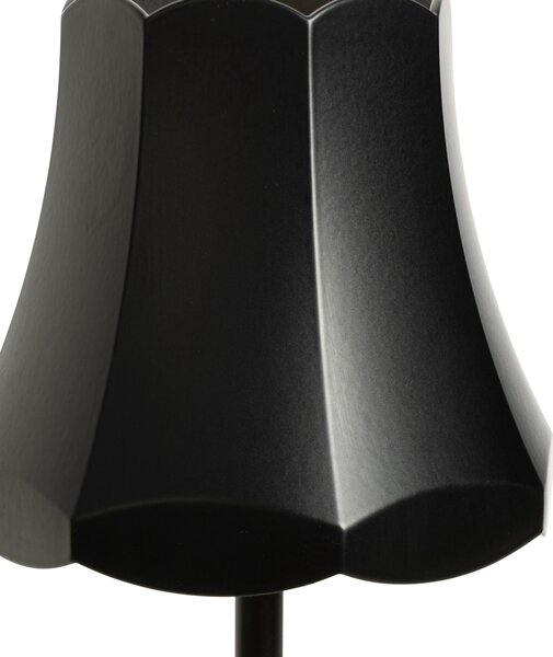 Set di 2 lampade da tavolo retrò nere ricaricabili IP44 - Granny