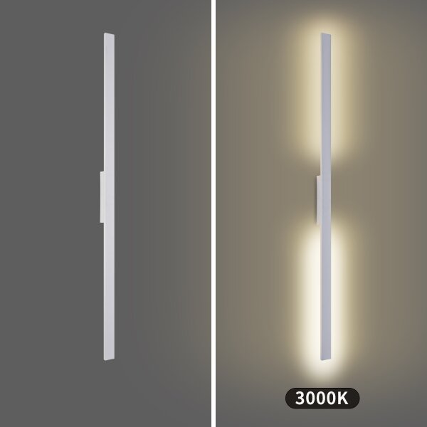 Brilagi - Applique da esterno LED LUNA 30W/230V 3000K IP65 150 cm bianco CRI 90
