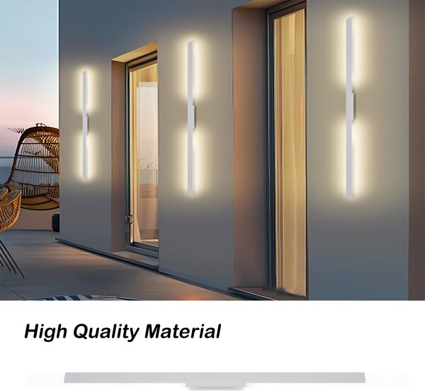 Brilagi - Applique da esterno LUNA LED/24W/230V 3000K IP65 100 cm bianco CRI 90