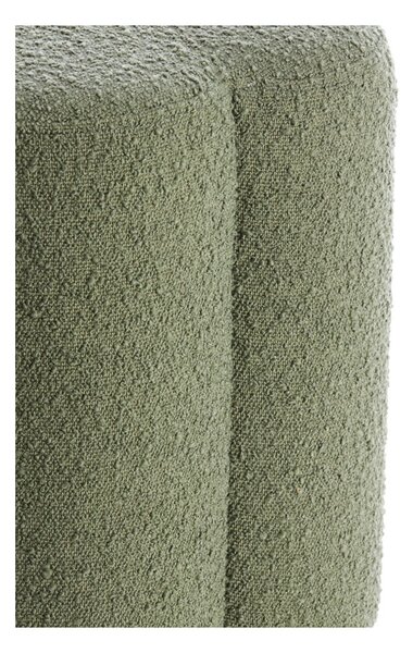 Sgabello in tessuto bouclé verde Nalani - Light & Living