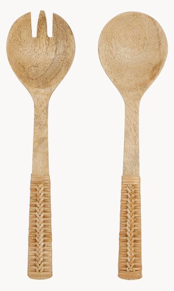 Set di 2 posate da insalata in legno di mango Ria