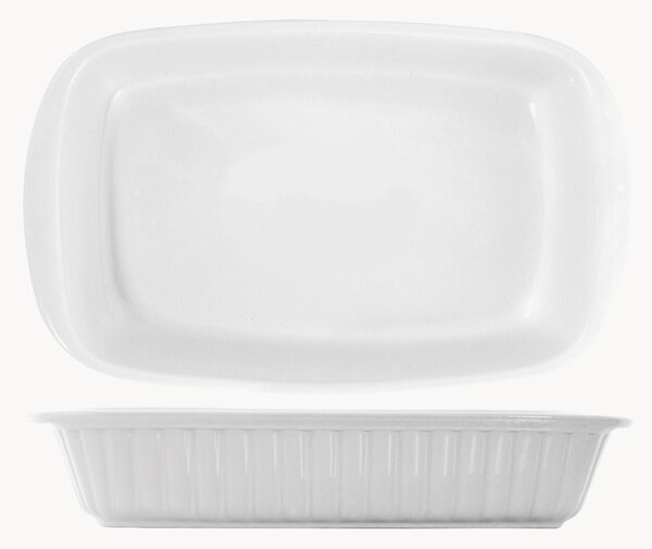 Pirofila rettangolare in ceramica Delizie