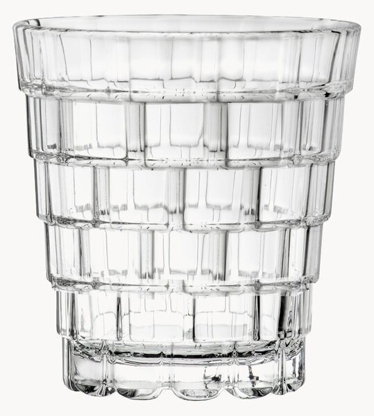 Set di 6 bicchieri in cristallo Stack