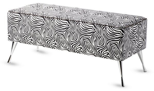 Panca imbottita per il corridoio RETRO ZEBRA
