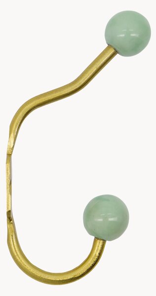 Set di 2 ganci da parete in metallo fatti a mano Ball