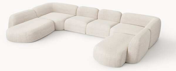 Divano componibile XL in bouclé Wolke