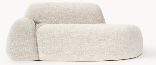 Divano 2 posti in bouclé con chaise longue Wolke