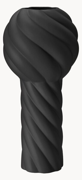 Vaso in ceramica dipinto a mano Twist Pillar, alt. 34 cm