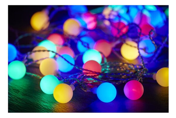 Catena luminosa colorata Partylights , lunghezza 7,35 m Berry - Star Trading