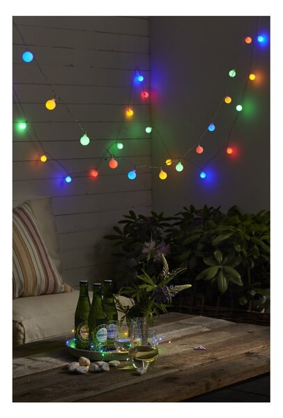 Catena luminosa colorata Partylights , lunghezza 7,35 m Berry - Star Trading