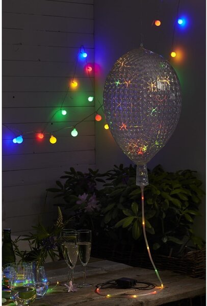 Catena luminosa colorata Partylights , lunghezza 7,35 m Berry - Star Trading