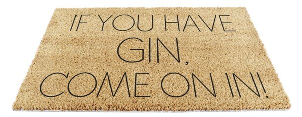 Zerbino in cocco 40x60 cm If You Have Gin - Artsy Doormats
