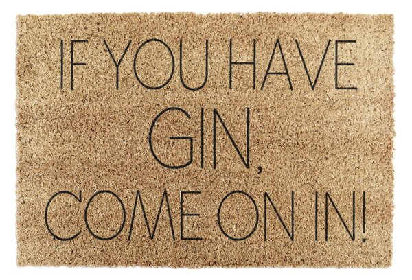 Zerbino in cocco 40x60 cm If You Have Gin - Artsy Doormats
