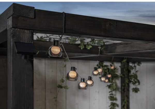 Catena luminosa a LED per esterni, lunghezza 2,7 m Smoky - Star Trading