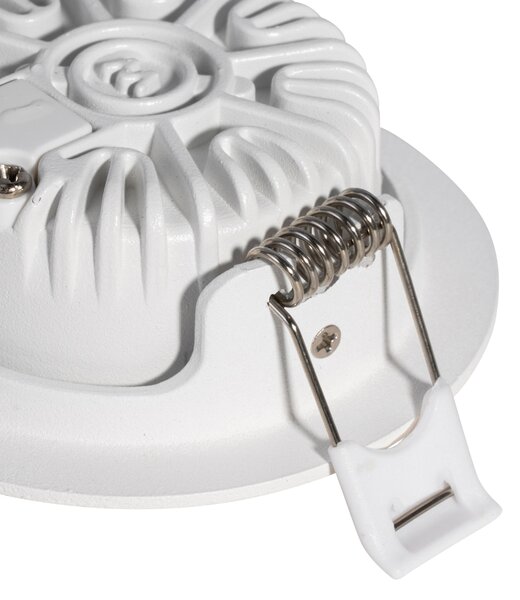 Set di 6 Faretti da Incasso Moderni Bianchi 8,2 cm Incl. LED IP54 Ultra Sottili - Pupil