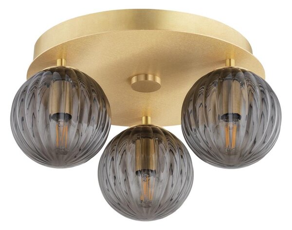 Argon 6308 - Plafoniera PALOMA 3xE14/7W/230V oro/nero