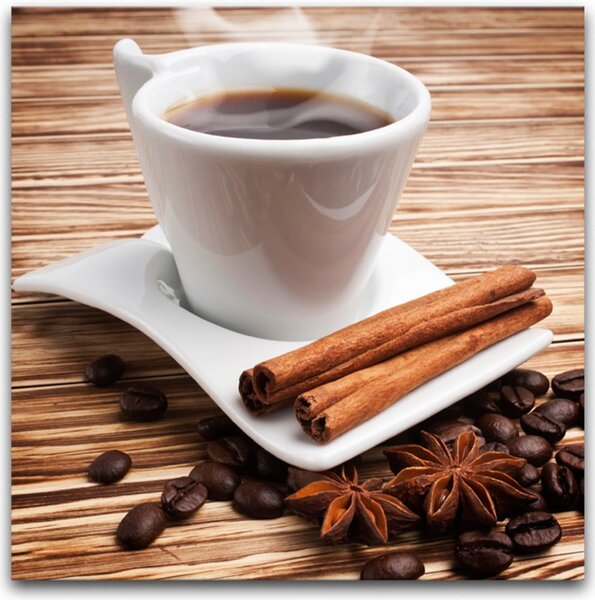 Immagine su tela, 30 x 30 cm Glasspik Caffè II - Styler
