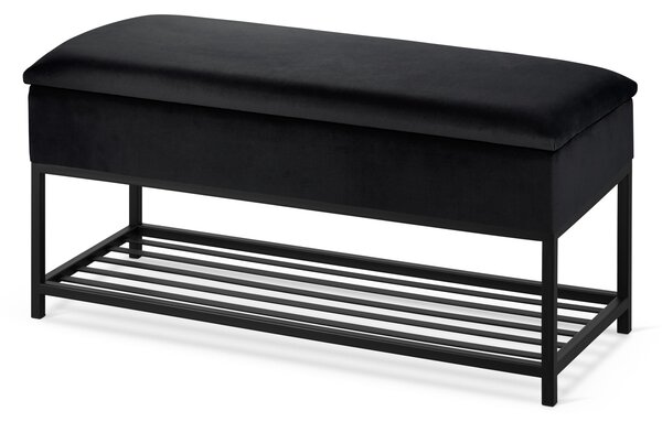 Panca contenitore Cubio Neoloftdock Smooth nera