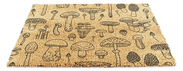 Zerbino in fibre di cocco 40x60 cm Mushrooms – Artsy Doormats