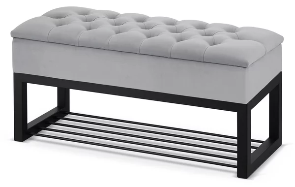 Pouf con contenitore LOFT - Blanca
