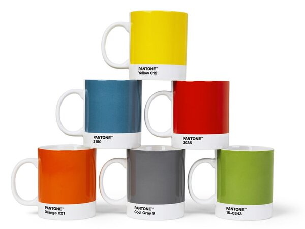Tazza in ceramica giallo chiaro 375 ml Light Yellow 600 - Pantone