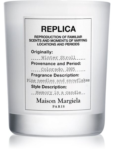 Maison Margiela REPLICA Winter Stroll candela profumata edizione limitata 165 g
