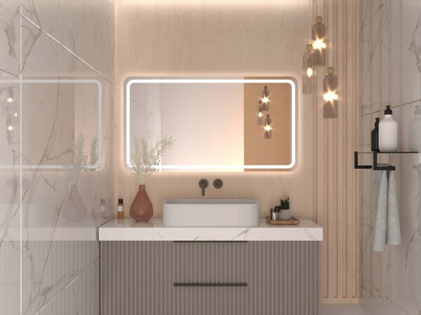 Specchio atipico con illuminazione a LED A11
