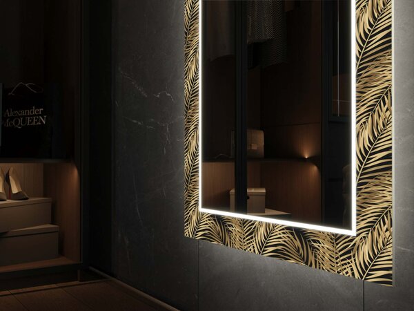 Specchio LED con decorazione D2