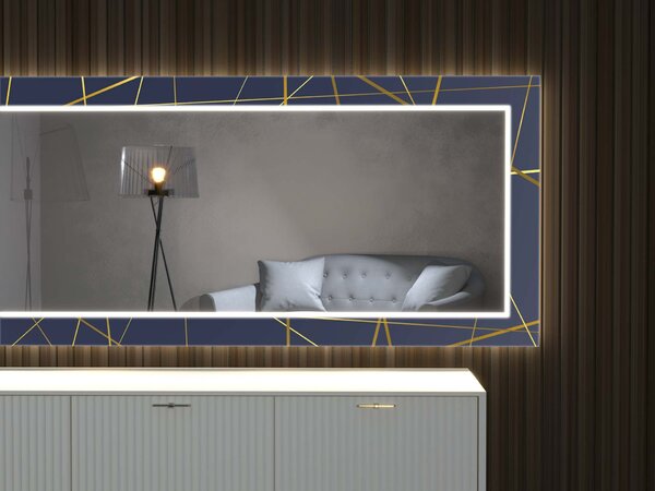 Specchio LED con decorazione D3