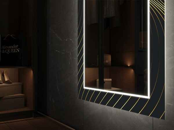Specchio LED con decorazione D6