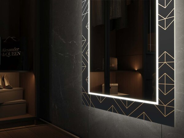 Specchio LED con decorazione D10