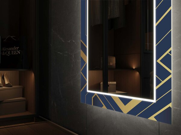 Specchio LED con decorazione D7