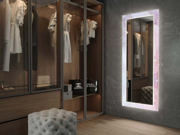 Specchio LED con decorazione D8