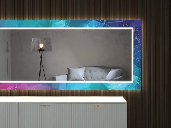 Specchio LED con decorazione D4