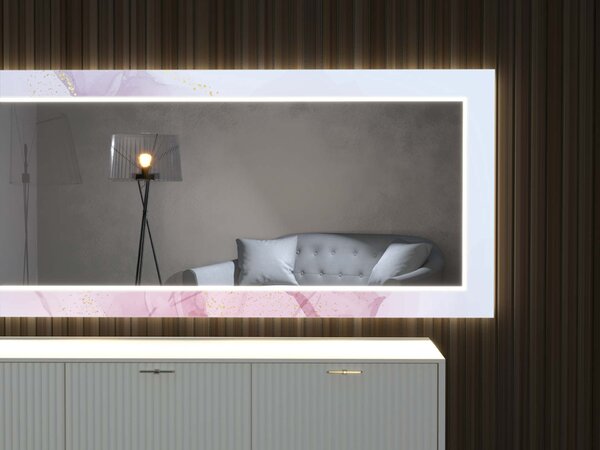 Specchio LED con decorazione D8