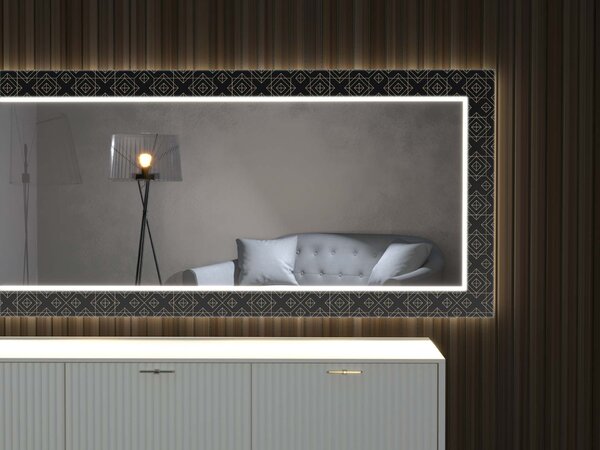 Specchio LED con decorazione D14