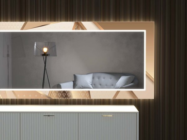 Specchio LED con decorazione D22