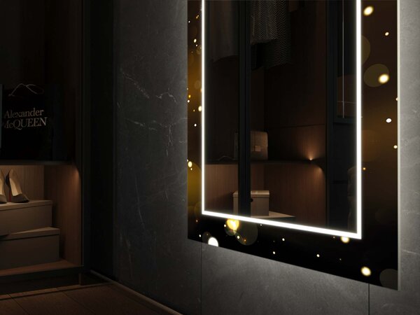 Specchio LED con decorazione D15