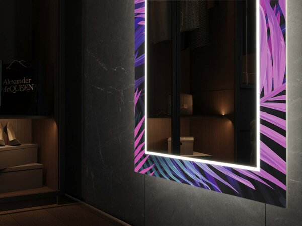 Specchio LED con decorazione D18