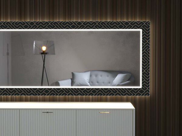 Specchio LED con decorazione D13