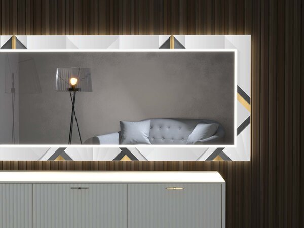 Specchio LED con decorazione D20
