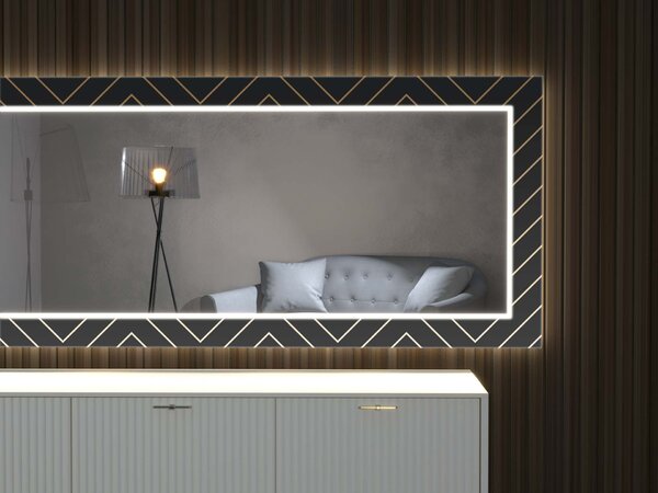 Specchio LED con decorazione D12