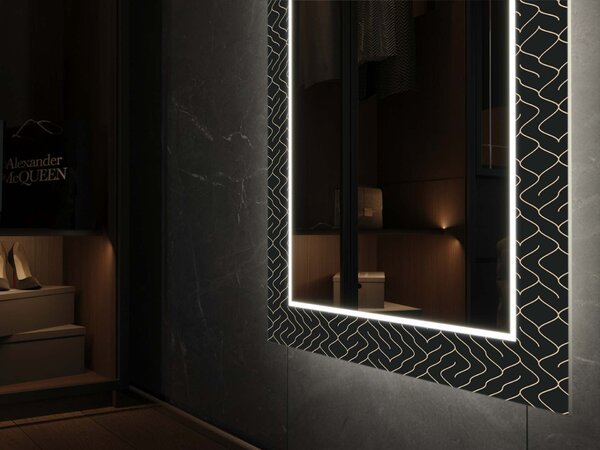 Specchio LED con decorazione D13